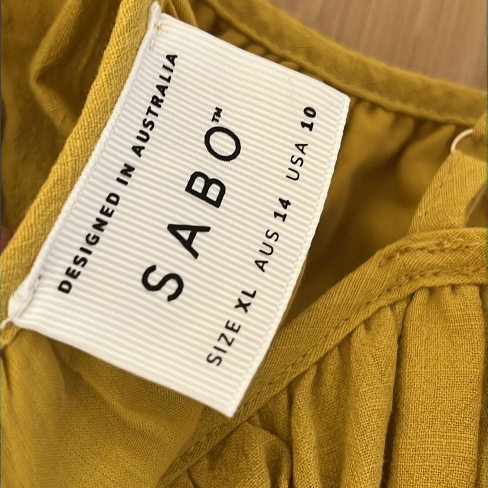 Sabo Skirt Yellow Midi Dress - Picture 8 of 12